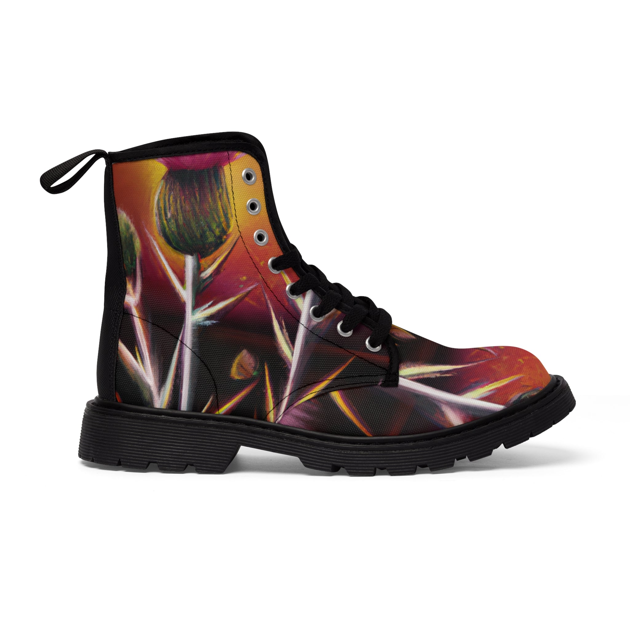 Caleybog. - Women's Canvas Combat Boot