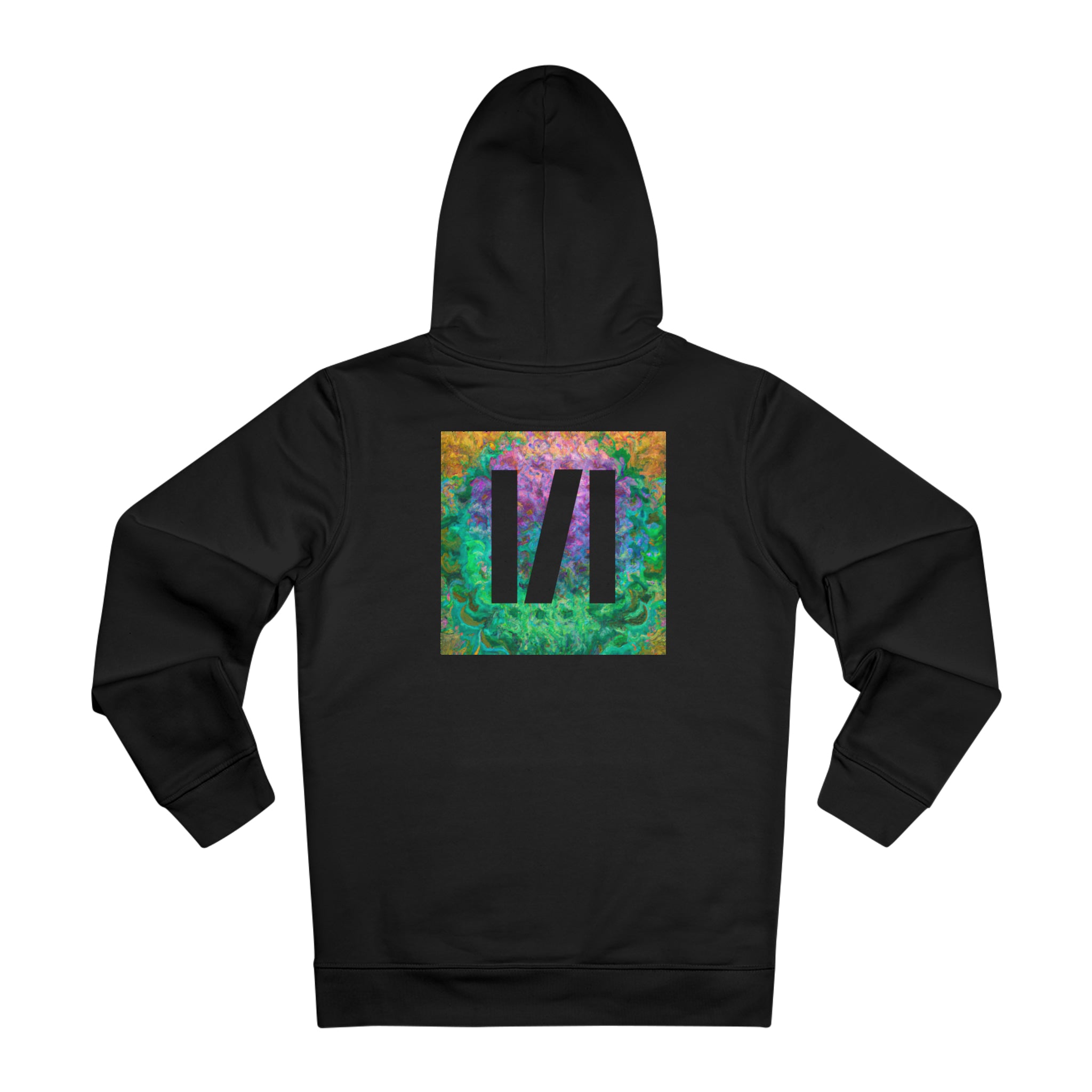 Drochfold Unisex Back Print Logo Hoodie