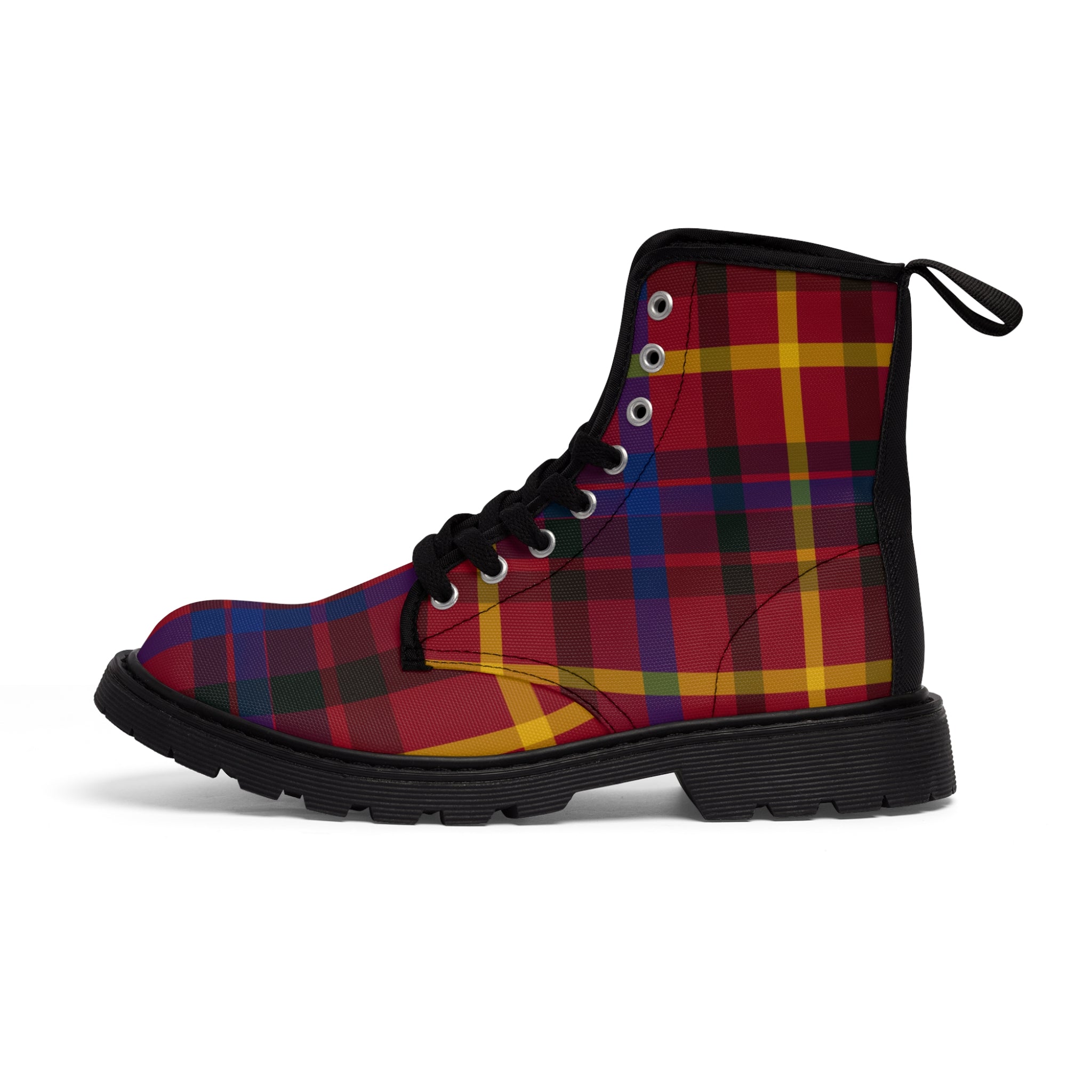 Glentochie - Women's Canvas Combat Boot