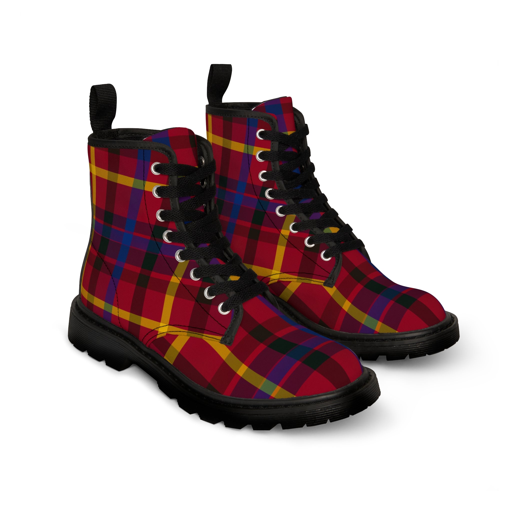 Glentochie - Women's Canvas Combat Boot