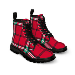 Locharne - Women's Canvas Combat Boot