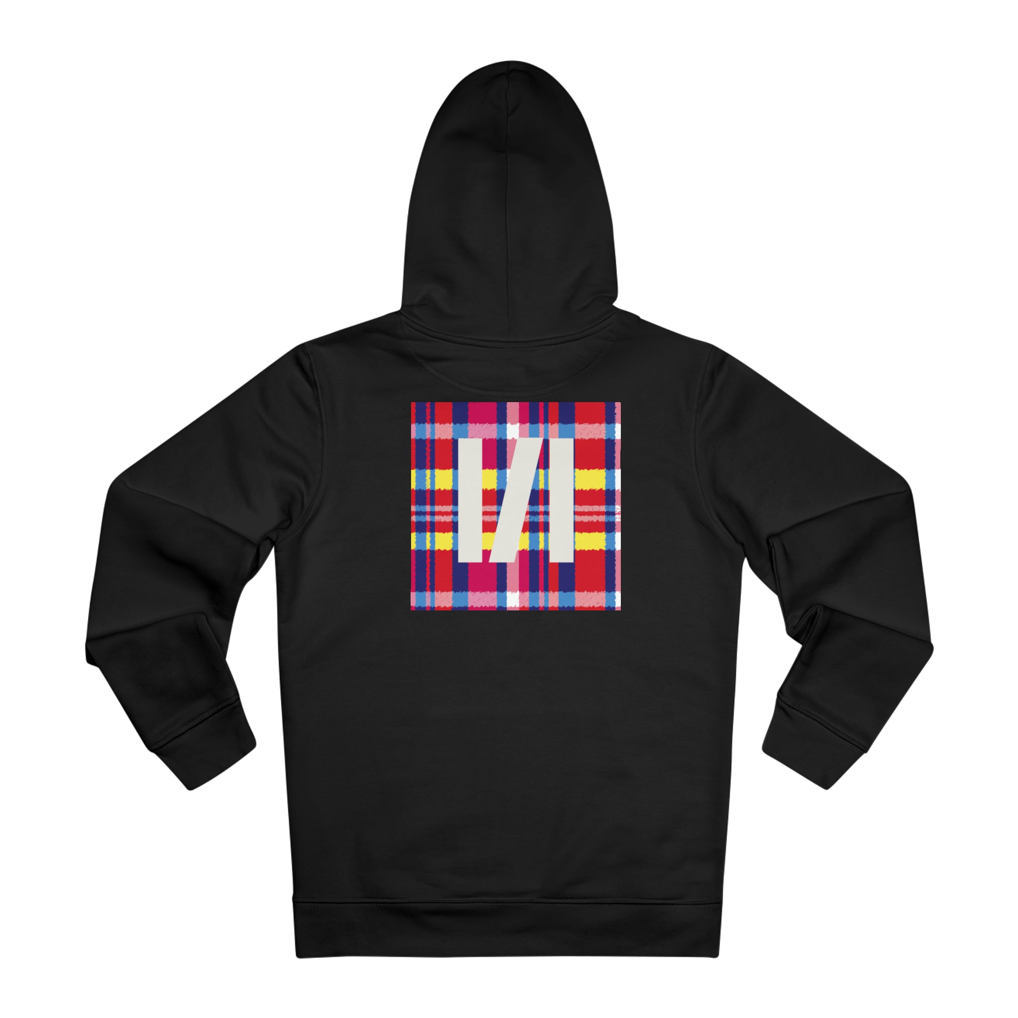 Glenarfem. Unisex Back Print Logo Hoodie